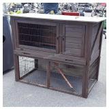 Portable Chicken Coop, ground and second story