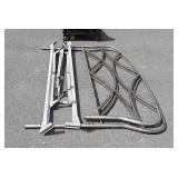 King Size Metal Bed with bolt on Folding metal