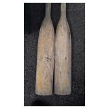 Pair of wooden Boat Ores