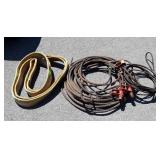Nylon sling, and 2 coils of sling Cable. One