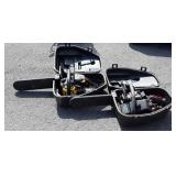 2-Chainsaws, Craftsman and Mac, both with cases,