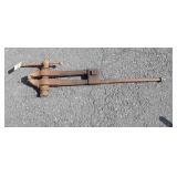Antique Barn Post Vise, 3" jaws.