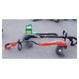 3-lawn power tools, 2 string trimmers, and