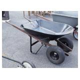 Wheel Barrow, homeowners style, metal tub, set