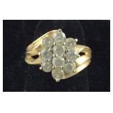 10k gold diamond ring size 5