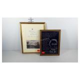 Presidential wall art, Jimmy Carter Christmas