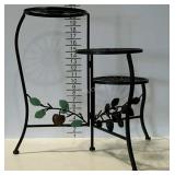 Three tiered, apple themed plant stand,