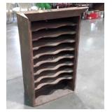 Slotted Shelf Organizer Cabinet, 21x38" high