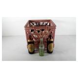 Bottles, nine Stella Lagers and a Coke, in poly