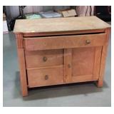 Birds Eye veneer Maple Washstand, note Project as