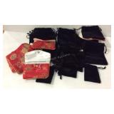 Felt jewelry bags and zip up bags 80 plus