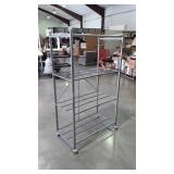 Portable Folding Storage Rack, 19x36x62" tall,