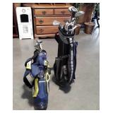 Golf Clubs with Bags one Child