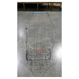 Vintage portable shopping cart. Folds for