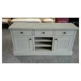 Rustic look buffet or entertainment center. Nice