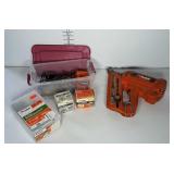 Paslode Cordless nail gun with charger and lots
