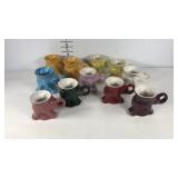 Eleven Frankoma GOP Grand Old Party elephant