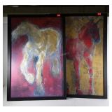 Horse decor prints, each measures 25x37