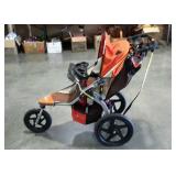 B,O.B. REVOLUTION jogging stroller. Damage across