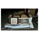 Floor cleaner, ironing board, Christmas