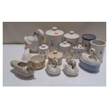 Duck & water fowl Ceramic Canisters, Cookie