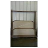 King size canopy bed. Complete frame with