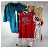 Two youth size jerseys, all size L, includes