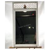 Wicker wrapped mirror, 26x45, seller code LW