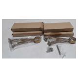 4 Brass Railing Brackets