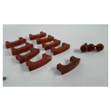 Vintage knob and pull hardware. 12 pieces total.