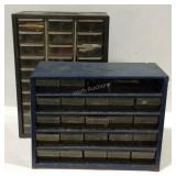 Two hardware bin organizers both are missing some
