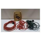 3 Extension Cords, & PowerMate Cord Reel