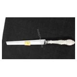 Cake knife with sterling silver handle, made in