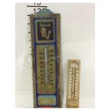 Popsicle And Tru-Temp advertising thermometers