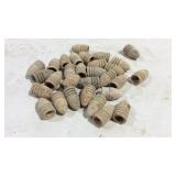 Thirty 3ringer civil war bullets