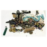 Costume jewelry, beads,