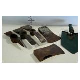 Maddox and axe heads plus folding shovel head. No