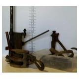 Parts to hand press,screw jack, double pulled