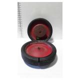 Wheels, pair of 14x2.75, gear cog driven