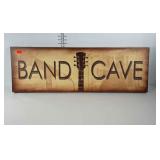 Band Cave stretched canvas wall hanging