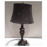 Lamp w/ Brass tone base & Shade