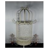 Metalworks decor, candle sconces and table top