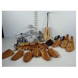 Slacks hangers and shoe saver forms