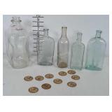Glass bottle lot: half gallon Sealtest, Warrented