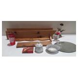 2 Wall Mount Shelves, Portable Ashtray, Sugar