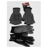 2 Pairs of Simms Wool Half Finger Gloves, & a