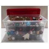 Christmas Ornaments, w/ Tote