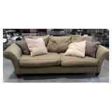 Sofa, used with some minor use wear as expected,