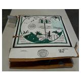 Trio mini-castle purple Martin system bird house.