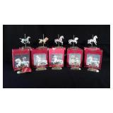 10 Westminster Carousel Animals. 6 are in their